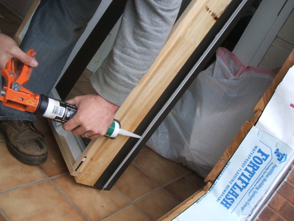 window caulking & sealing
