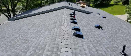 Shingle roof