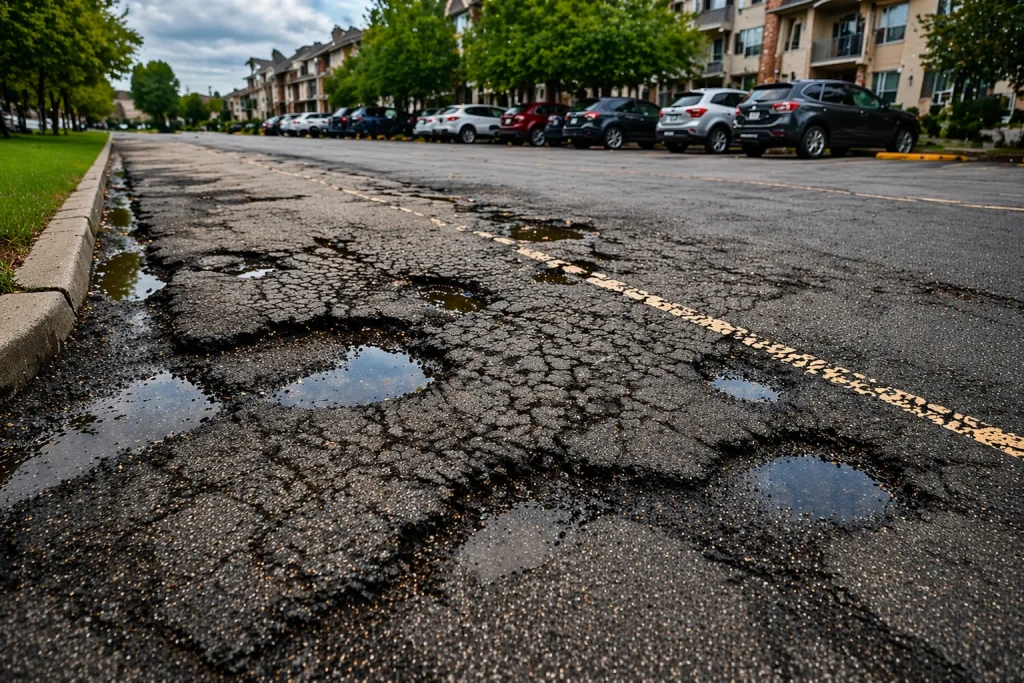 Asphalt damage