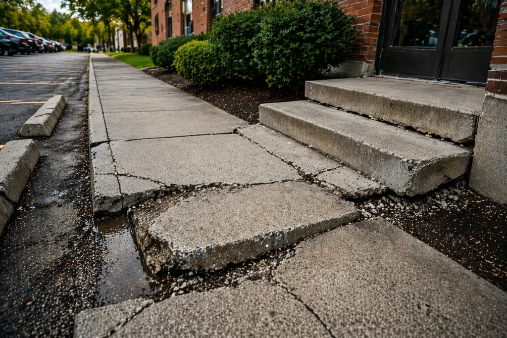 Concrete damage
